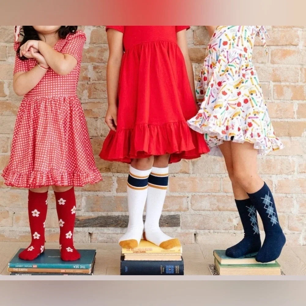 Little Stocking Co. - School Girl Knee High Sock 3- Pack: 1.5-3 YEARS